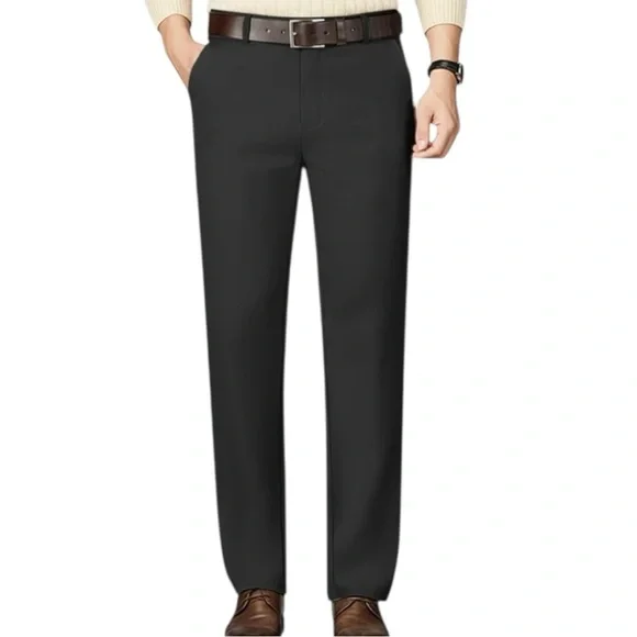 TimelessFlex Men’s High-Stretch Straight Fit Pants – black  | 36x30 | NWT - Picture 2 of 6